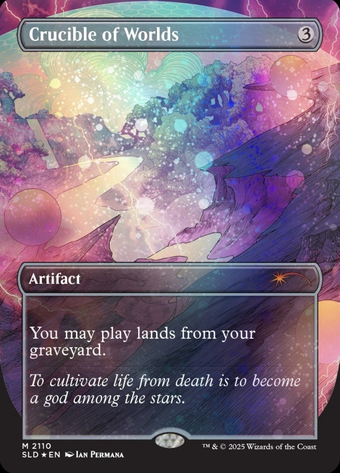 MTG Secret Lair Alien Auroras Galaxy FOIL - Sealed - SLD Secret Lair Chaos Vault