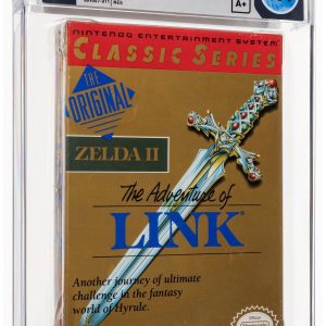 Zelda II 2 The Adventures of Link New Nintendo NES Sealed WATA VGA Grade 9.4 A+