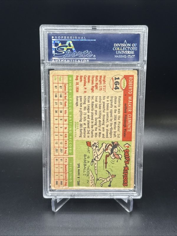 1955 TOPPS #164 ROBERTO CLEMENTE PSA 2.5 GOOD+