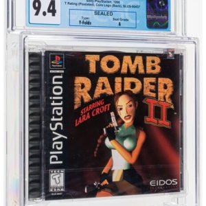 CGC 9.4 Tomb Raider II 2 Black-Label PlayStation 1, PS1 1998 NEW SEALED!