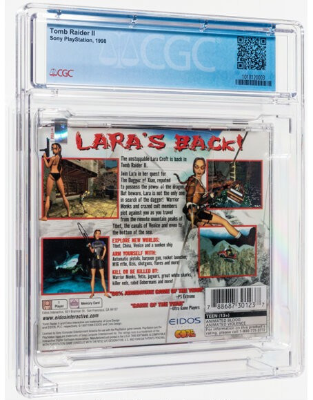 CGC 9.4 Tomb Raider II 2 Black-Label PlayStation 1, PS1 1998 NEW SEALED!