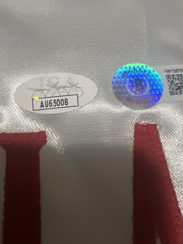 James Buster Douglas Signed White Boxing Trunks JSA And Beckett COA BAS