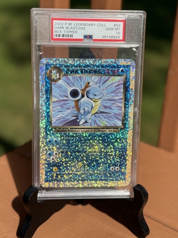 PSA 10 Dark Blastoise Legendary Collection Box Topper 2002