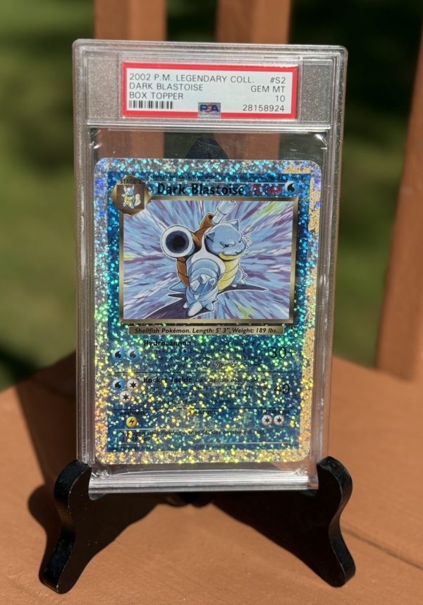 PSA 10 Dark Blastoise Legendary Collection Box Topper 2002