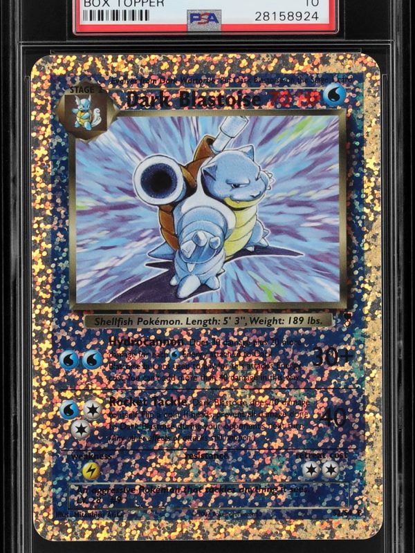 PSA 10 Dark Blastoise Legendary Collection Box Topper 2002
