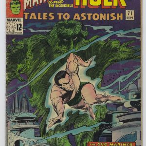 Marvel Comics TALES TO ASTONISH #71 Sub-Mariner and Hulk Appearances 1965 FN