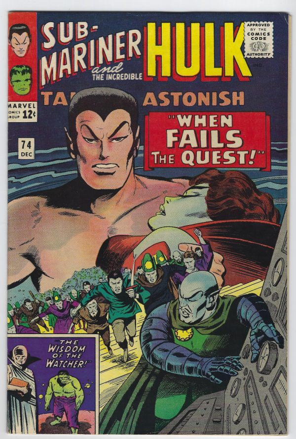 TALES TO ASTONISH #74 NM Sub-Mariner Hulk Marvel Comics 1965