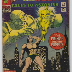TALES TO ASTONISH #78 Marvel Comic Incredible Hulk, Sub-Mariner 1966 Silver