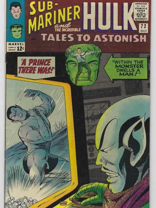 Tales to Astonish #72 ( Marvel, 1965 ) FN- Stan Lee / Jack Kirby / Colan