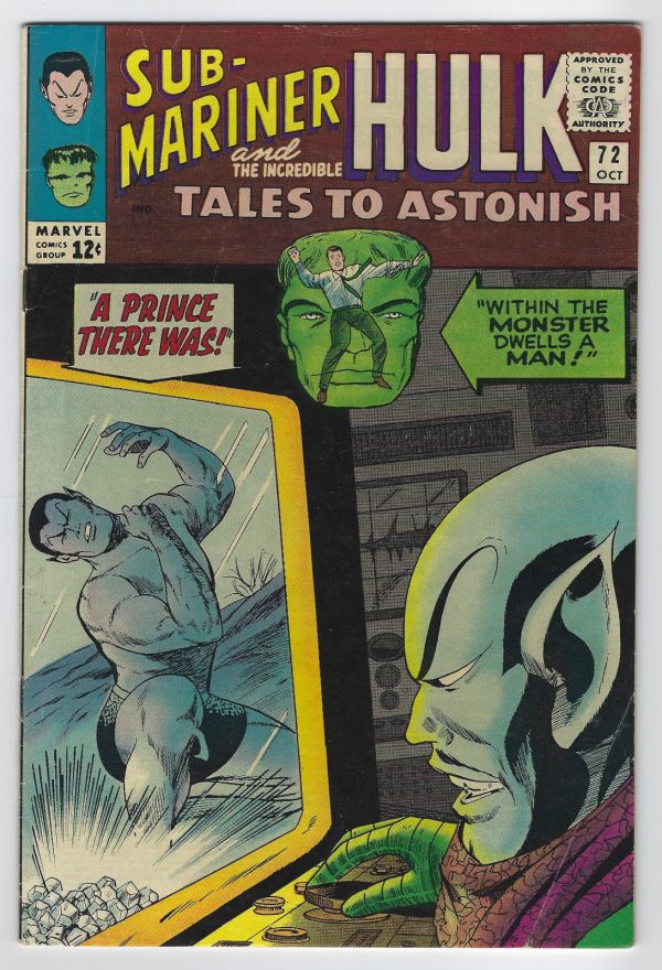 Tales to Astonish #72 ( Marvel, 1965 ) FN- Stan Lee / Jack Kirby / Colan