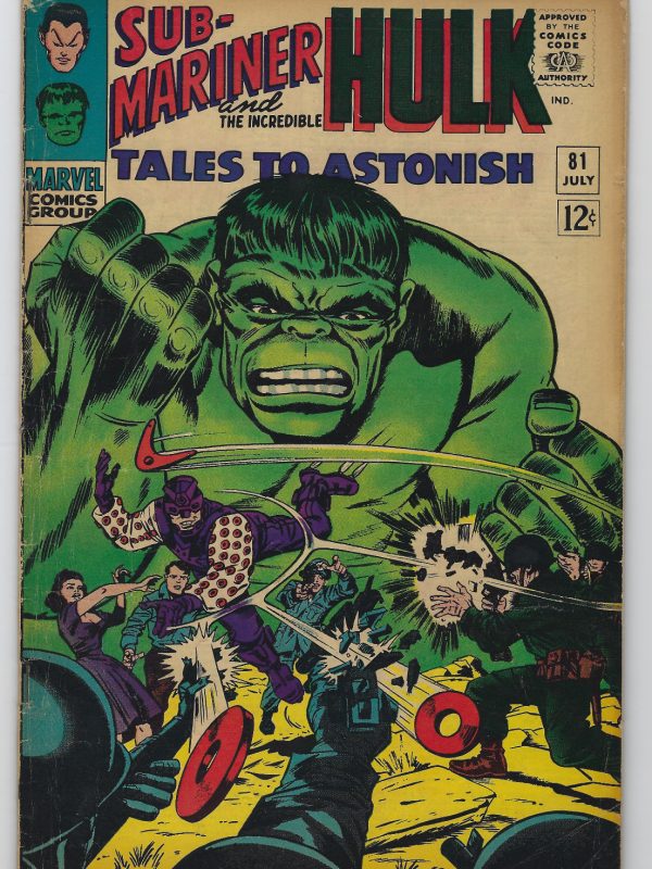 Tales to Astonish #81 (Jul 1966, Marvel) 1st Appearance Boomerang FN