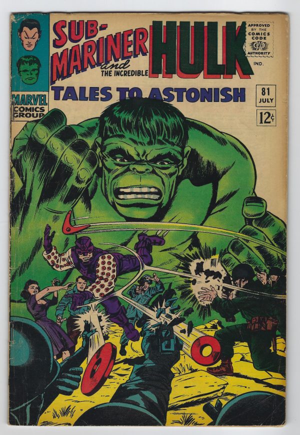 Tales to Astonish #81 (Jul 1966, Marvel) 1st Appearance Boomerang FN
