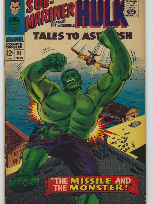 Tales to Astonish #85 Sub-Mariner & Hulk FN-VF 7.0