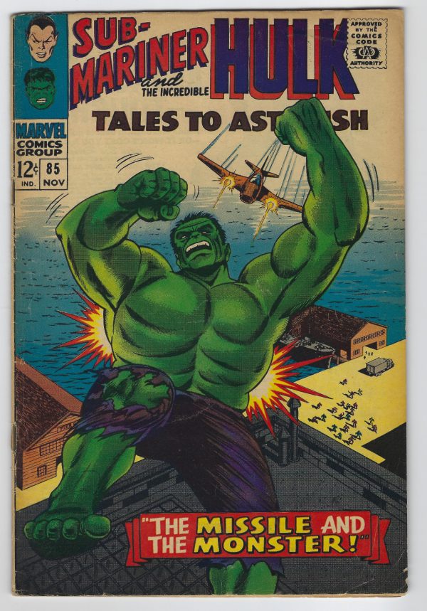 Tales to Astonish #85 Sub-Mariner & Hulk FN-VF 7.0