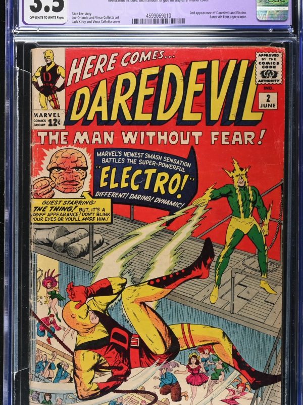 Daredevil #2 - CGC 3.5 - KEY 2nd Appearance of Daredevil & Electro