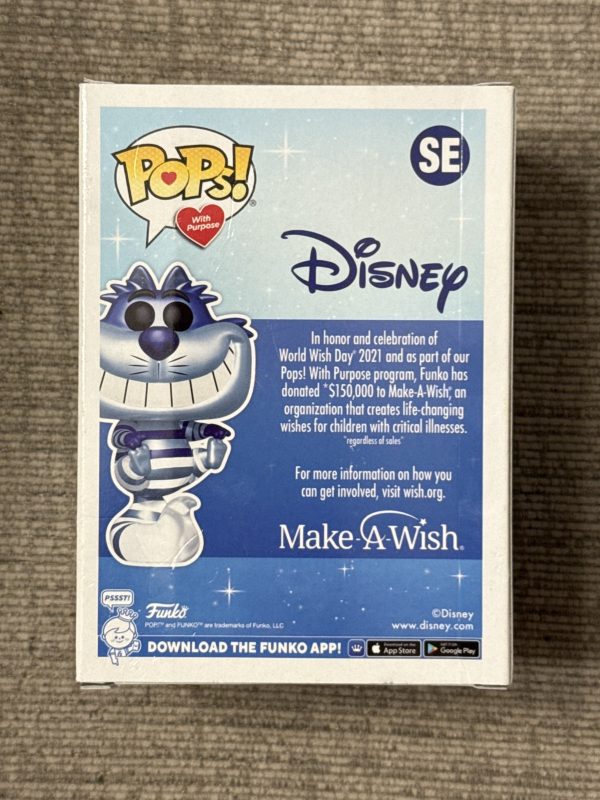 Funko Pop! Vinyl: Disney - Cheshire Cat (Metallic) SE Make-A-Wish
