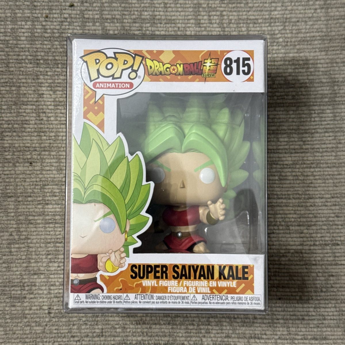 Dragonball Super - Super Saiyan Kale #815 Funko Pop With Case