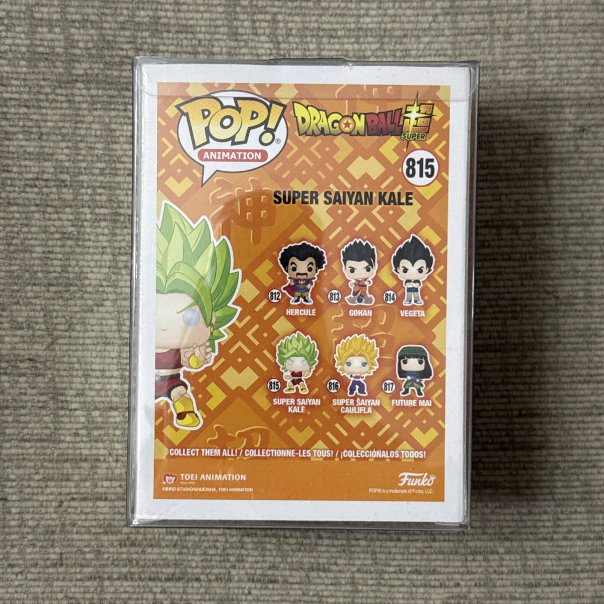Dragonball Super - Super Saiyan Kale #815 Funko Pop With Case