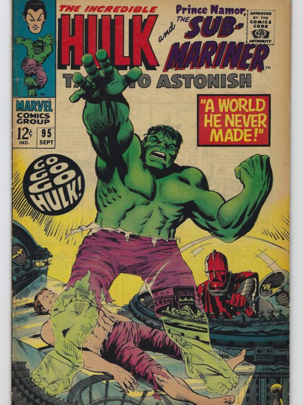 Tales To Astonish #95 VF 1st Appearance Walter Newell! Marvel 1967