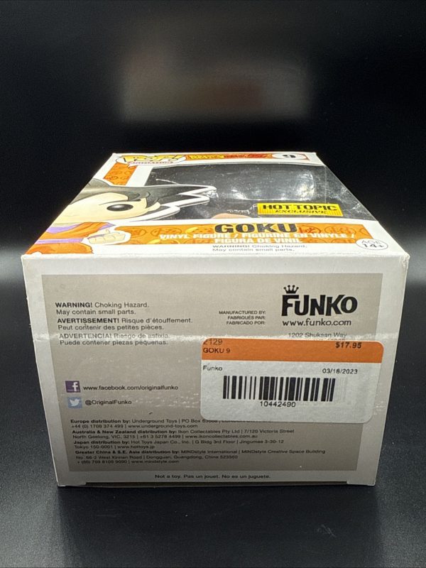 Funko Pop! Vinyl: Dragon Ball - Goku - Hot Topic (Exclusive) #9