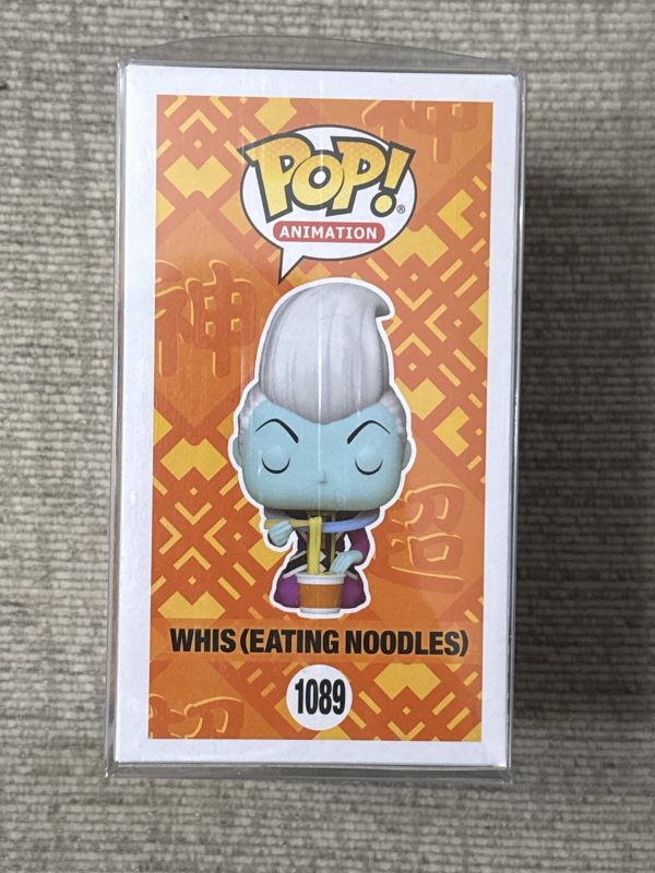 Funko Pop 1089 Whis Eating Noodles FUNimation Exclusive Dragon Ball Super W Case