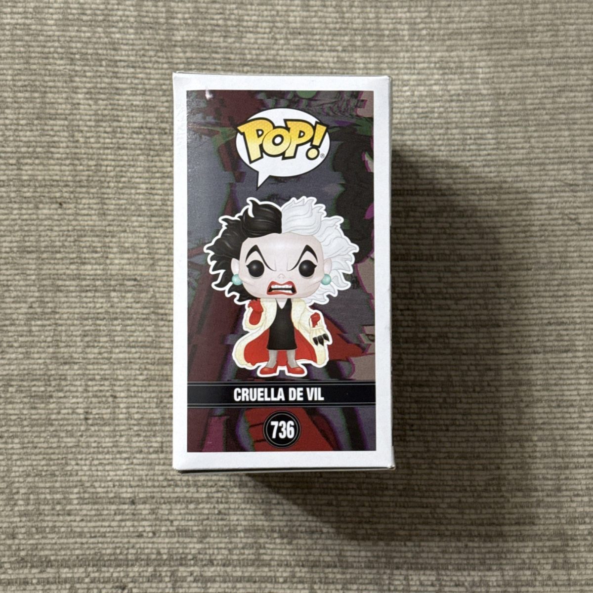 Funko POP! Disney Villains Cruella De Vil Diamond Glitter #736 Vinyl Figure NIB