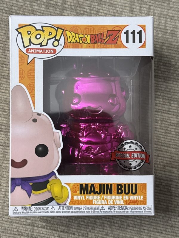 Unused FUNKO POP Figure DRAGON BALL Buu Purple Metallic Special Edition 111 Box