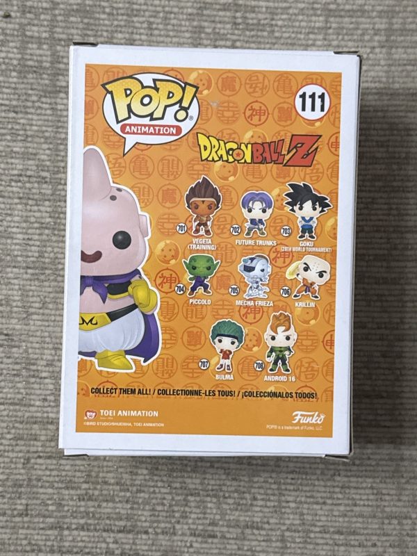 Unused FUNKO POP Figure DRAGON BALL Buu Purple Metallic Special Edition 111 Box