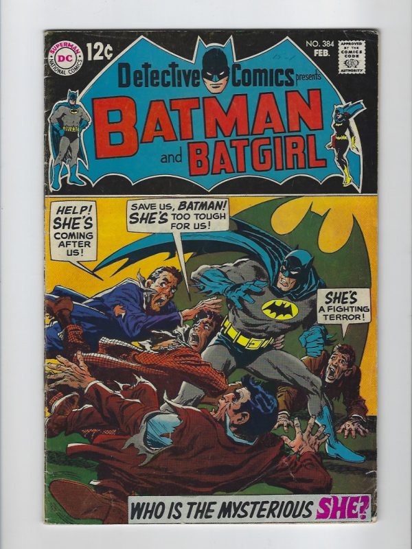 Detective Comics #384 (DC 1969) Batman & Batgirl VG/FN