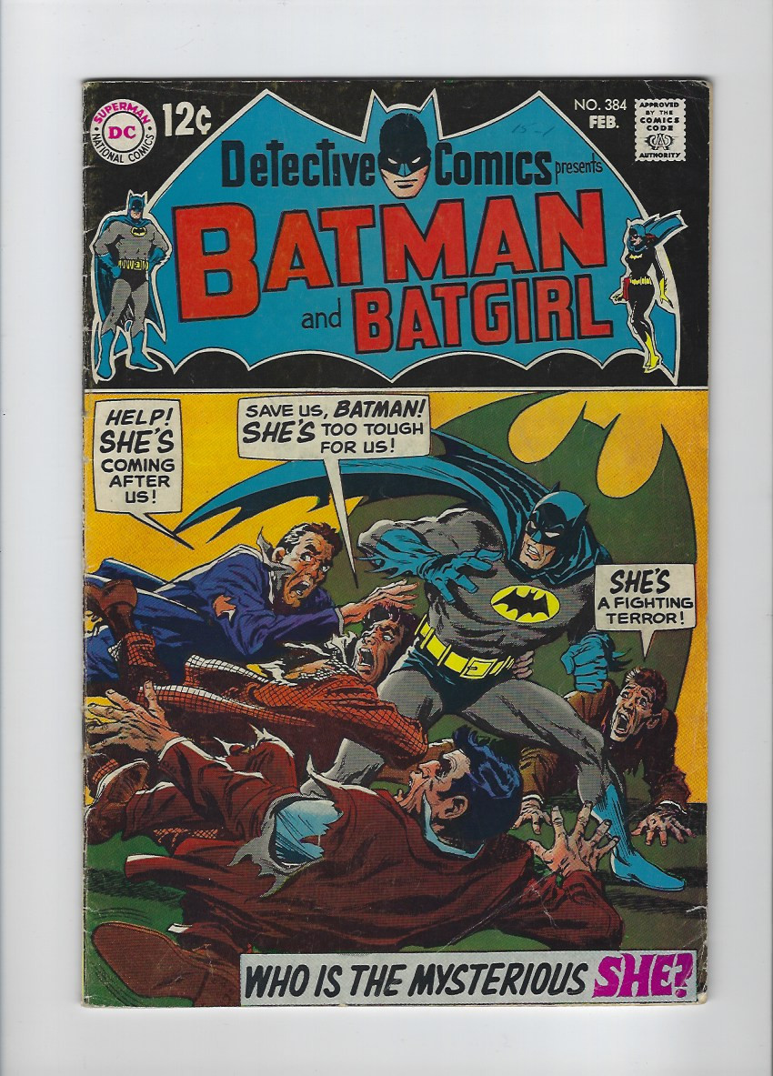 Detective Comics #384 (DC 1969) Batman & Batgirl VG/FN