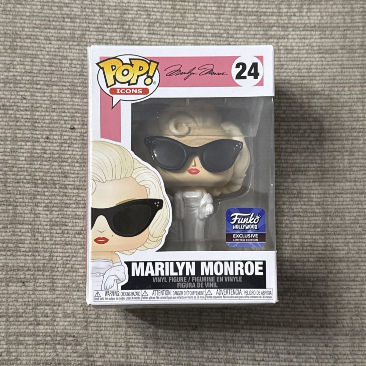 Funko Hollywood First Ever Exclusive Marilyn Monroe Funko Pop!