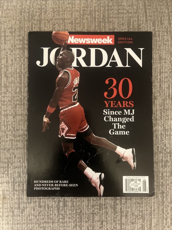 Signed Newsweek Special Edition Michael Jordan Magazine COA Autograph RARE