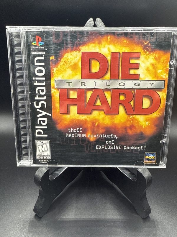 Die Hard Trilogy PS1 (Sony PlayStation 1, 1996) With Manual & Tested CIB