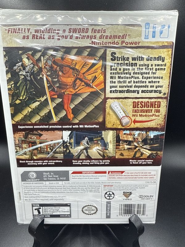 Red Steel 2 (Nintendo Wii) BRAND NEW Factory Sealed - NTSC Ships Fast