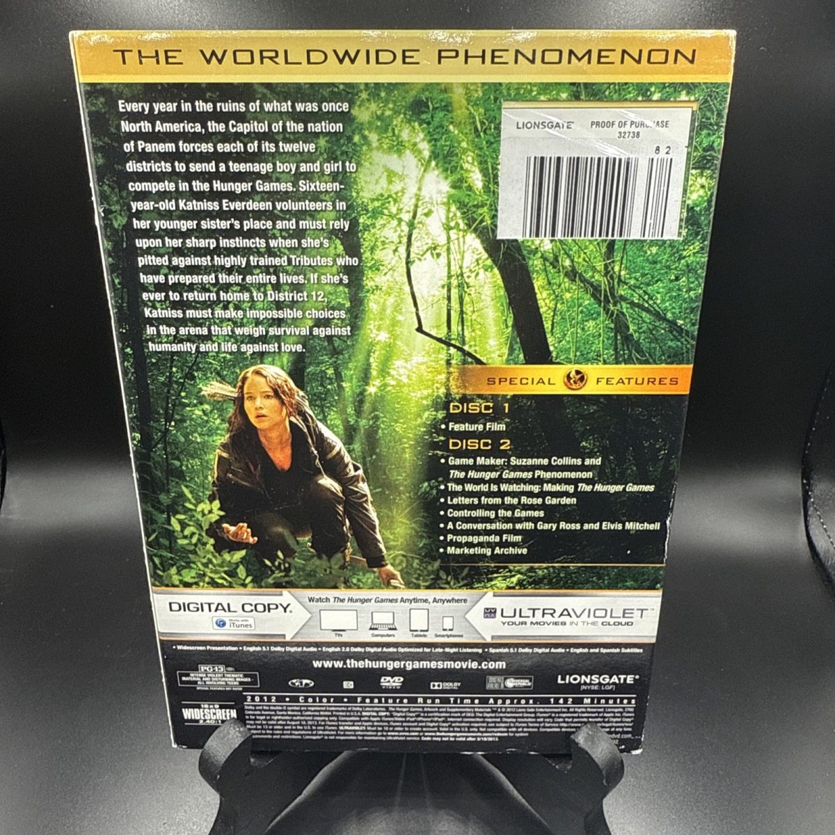 The Hunger Games (DVD/Digital, 2012, 2-Disc Set) NEW Sealed