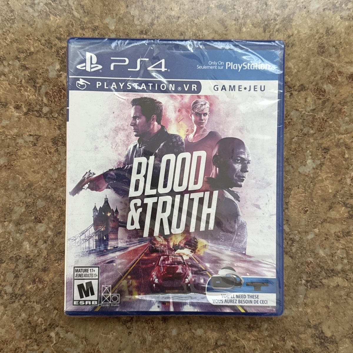 Blood & Truth for Sony PlayStation 4 VR PS4 Virtual Reality NEW SEALED Game Disc