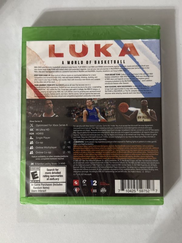 Xbox One Series X NBA 2K22 New Sealed