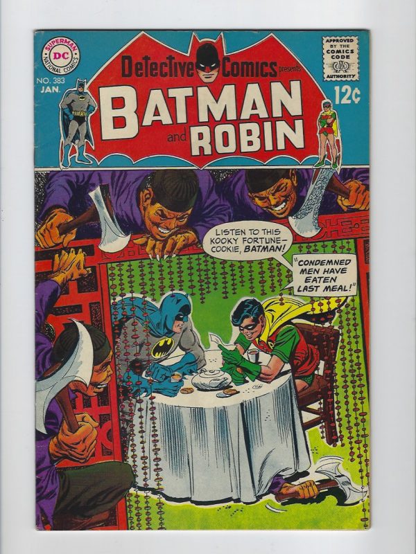 DETECTIVE COMICS # 383 VF+8.5 Excellent Spine ! Ultra-Bright Cover Colors !
