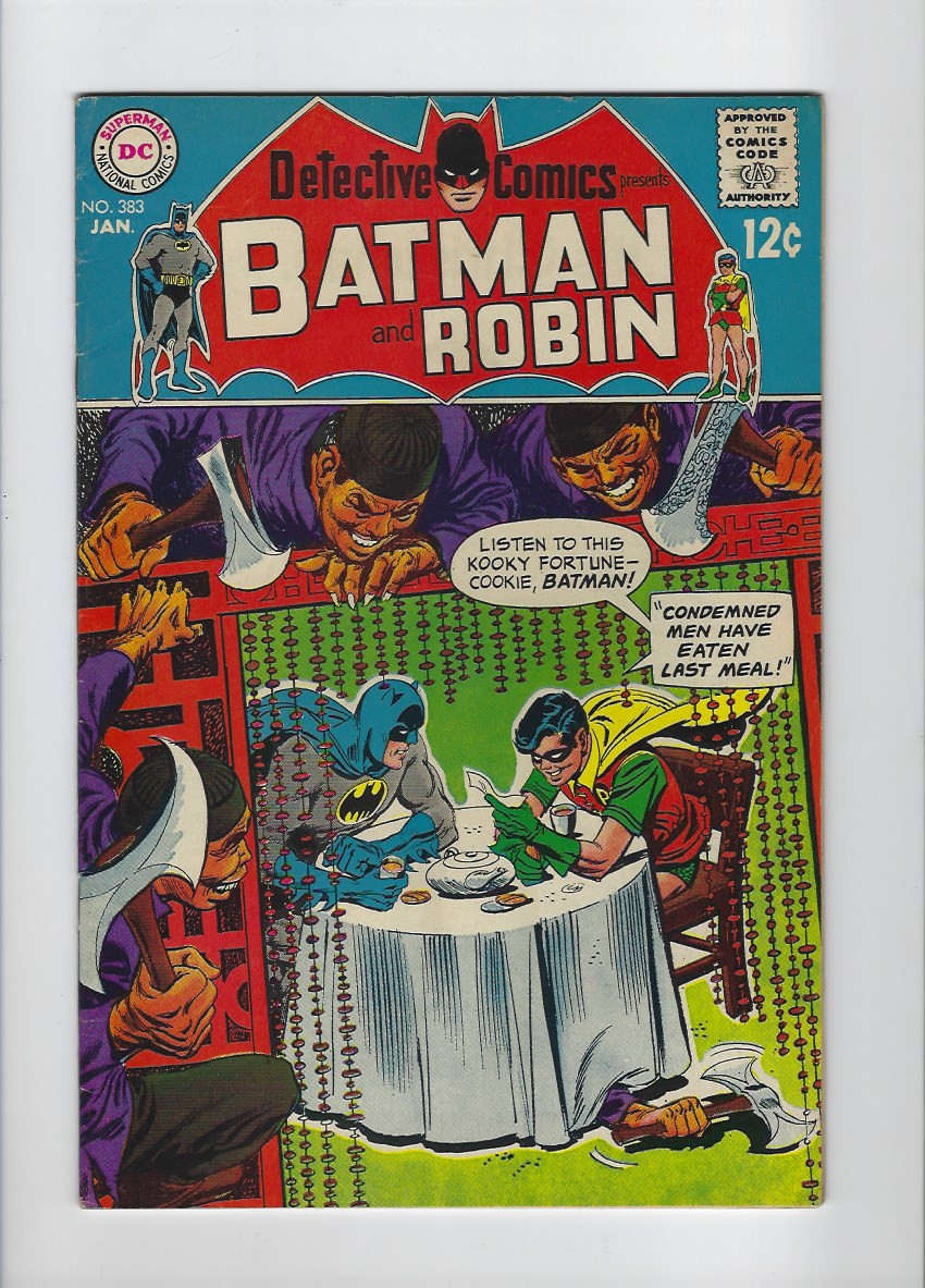 DETECTIVE COMICS # 383 VF+8.5 Excellent Spine ! Ultra-Bright Cover Colors !