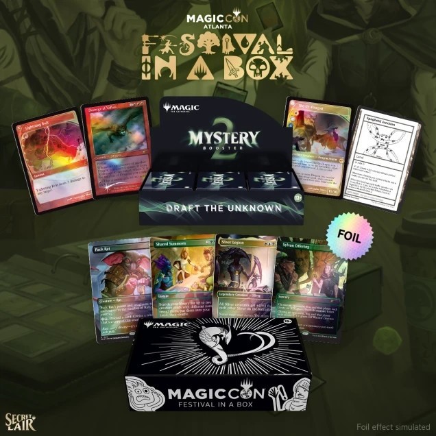 FESTIVAL IN A BOX: ATLANTA 2025 Box MTG Magic Secret Lair | In Hand SHIPS FAST