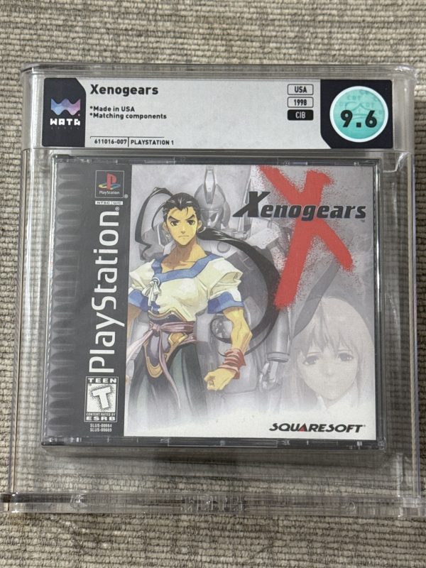 Xenogears PlayStation PS1 Black Label Game Complete CIB Wata 9.6