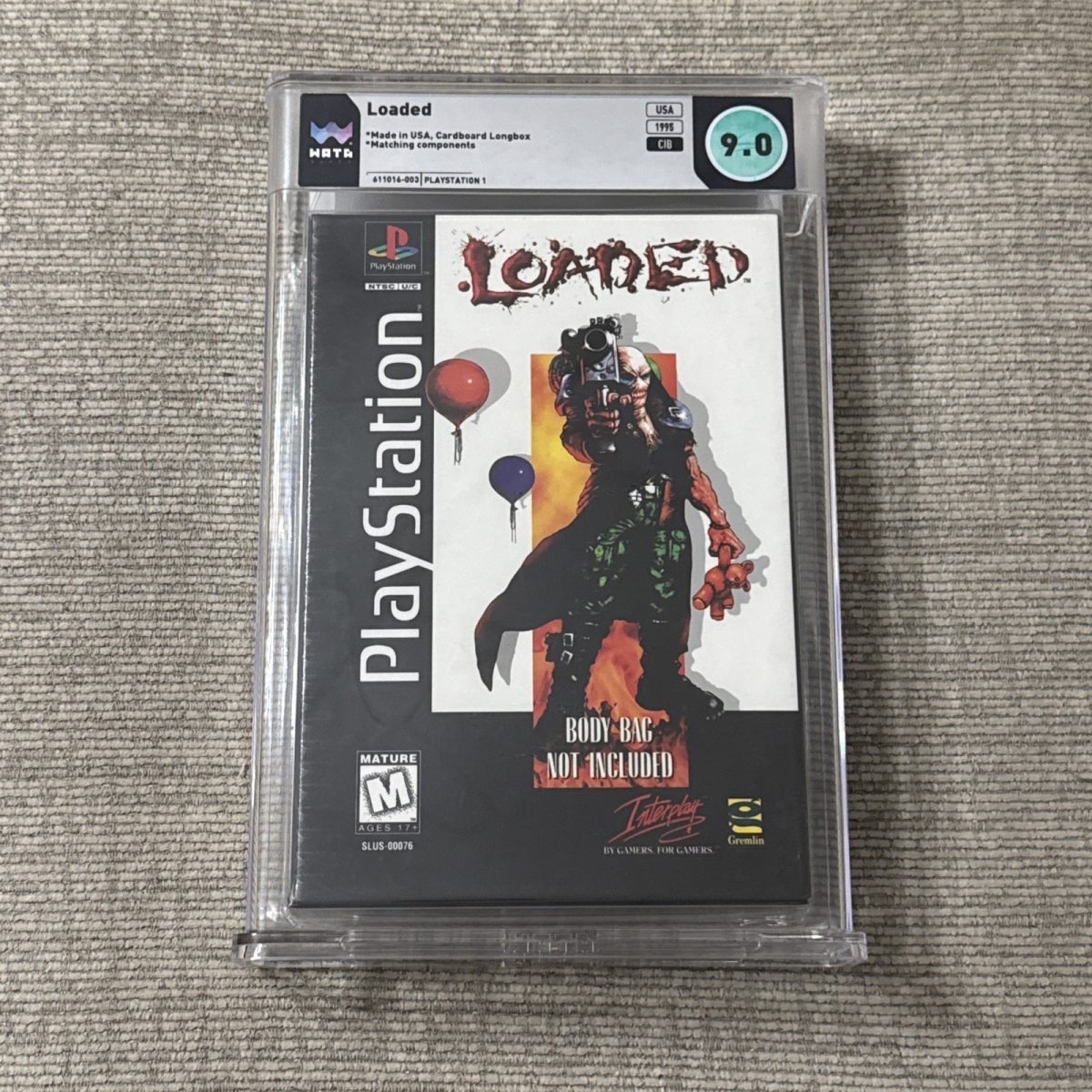 Loaded (Sony PlayStation 1, 1996) - Complete CIB Longbox WATA 9.0 MINT