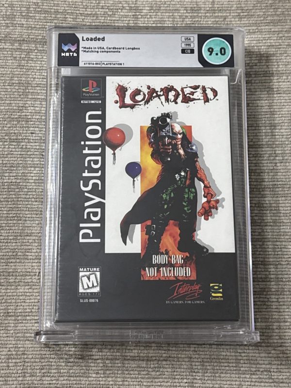 Loaded (Sony PlayStation 1, 1996) - Complete CIB Longbox WATA 9.0 MINT