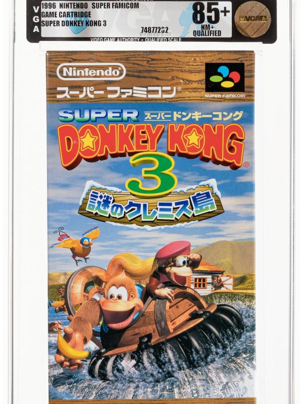 Super Donkey Kong 3 - VGA 85+ NM+ Qualified, Super Famicom Nintendo 1996 JPN