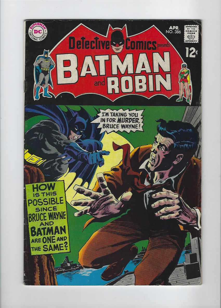 Detective Comics #386 VG/FN 5.0 1969