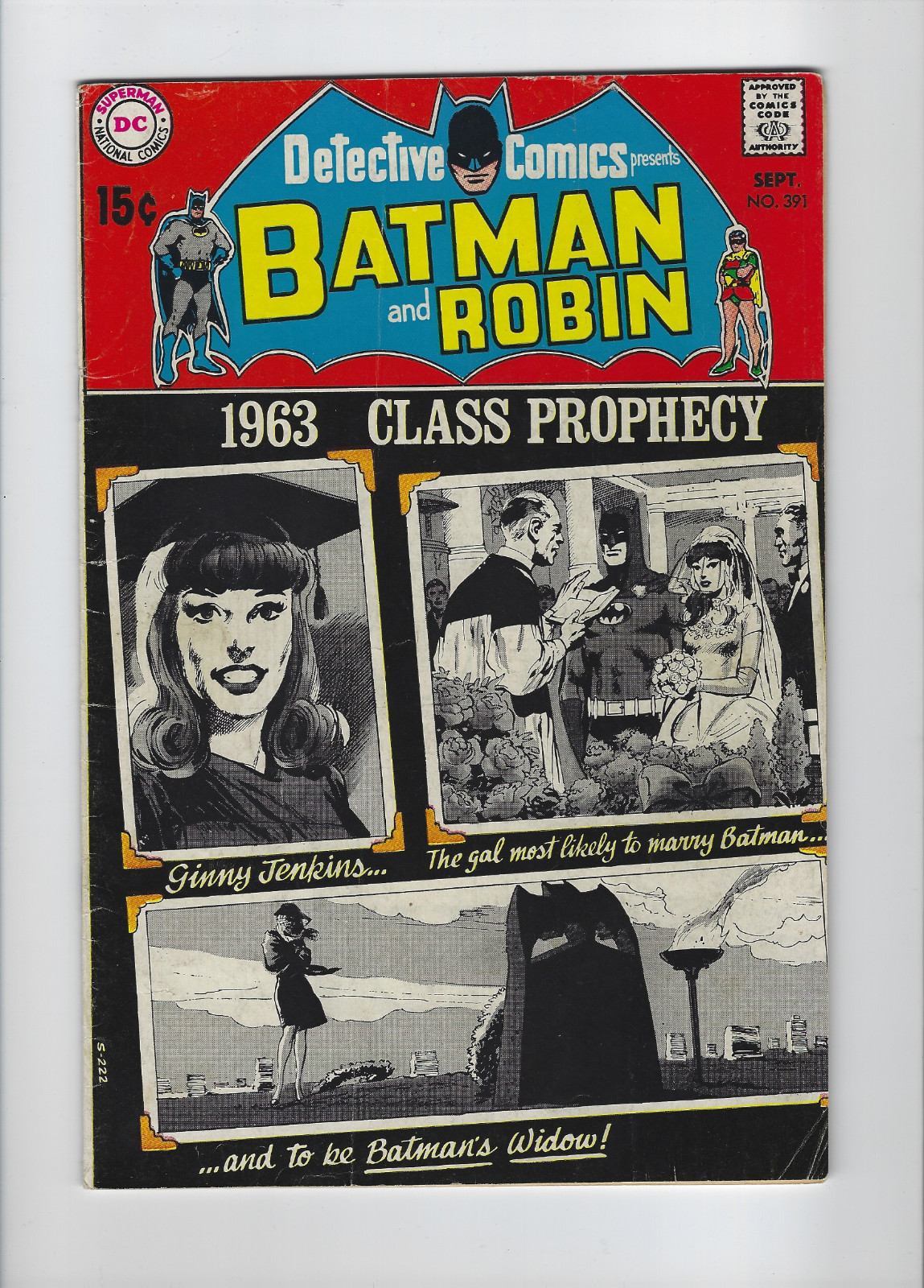 Detective Comics #391 (DC 1969) Batman & Robin