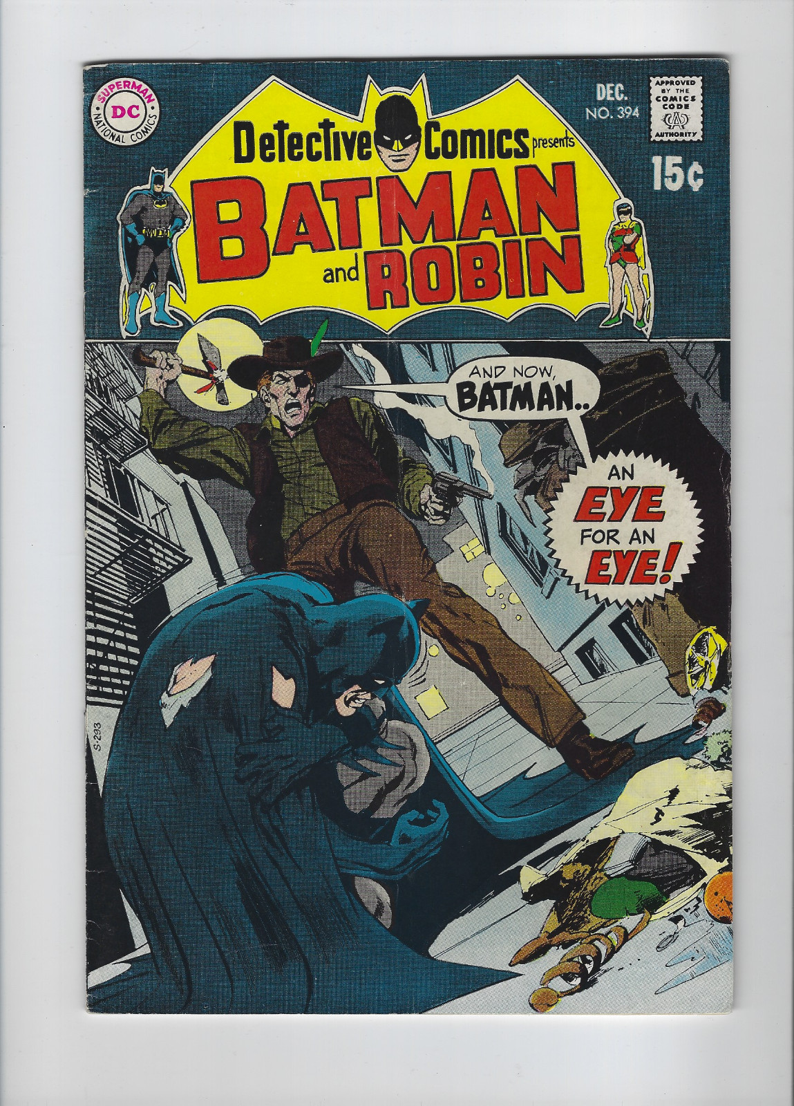Detective Comics #394 1969 VF Batman DC Very Fine Condition