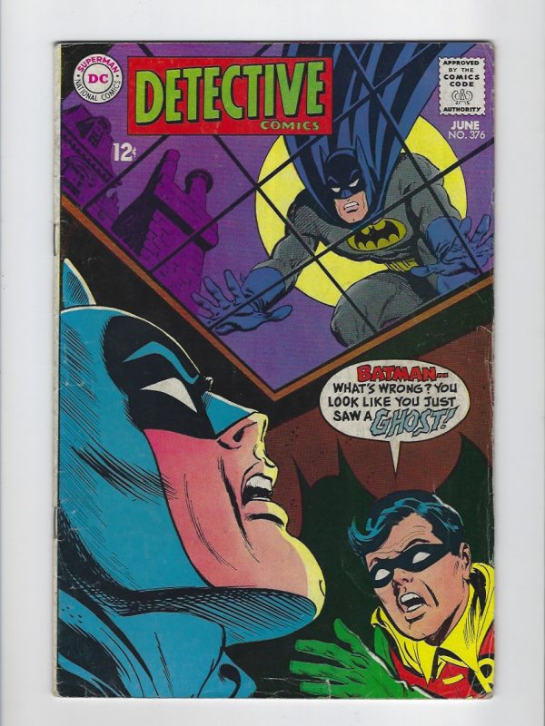 DETECTIVE COMICS BATMAN ROBIN # 376 JUNE 1968 DC SILVER AGE NM-