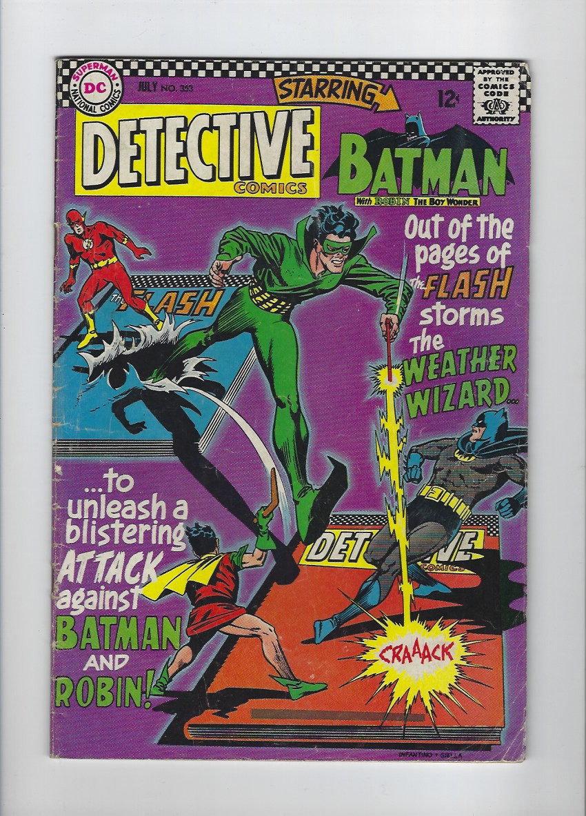 DC Comics 1966, Detective Comics #353 VG+ Batman
