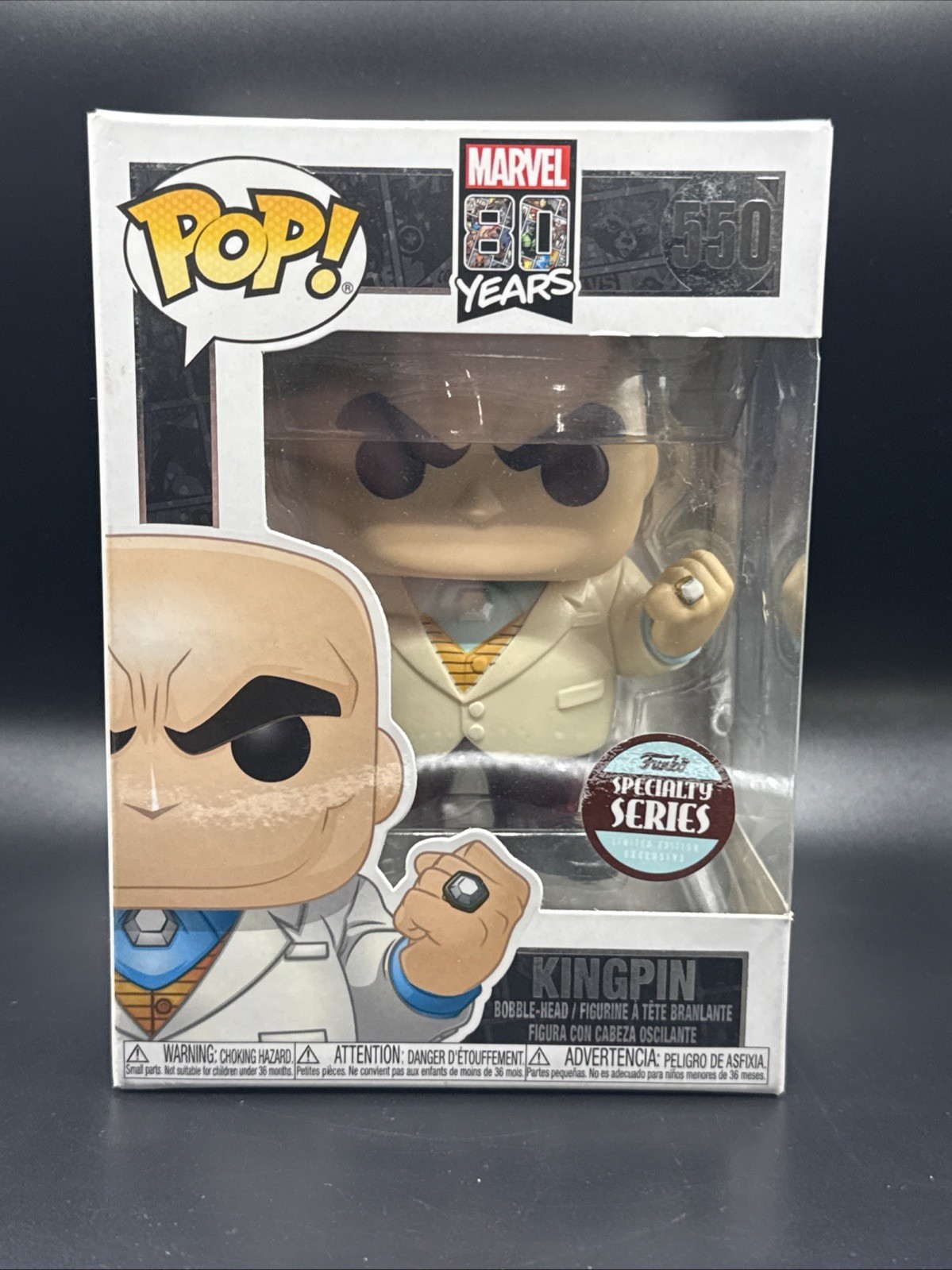 Funko Pop! Marvel 80 Years KINGPIN # 550n Vinyl Figure Specialty Series MINT